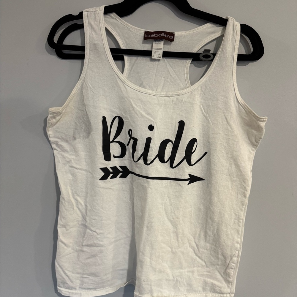 White Bride Tank Top